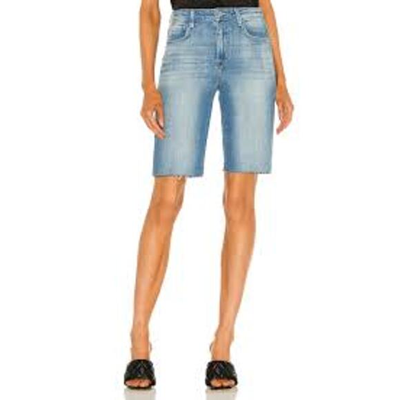 L’AGENCE Taylor High Rise Jean Denim Shorts 25 - Picture 2 of 9